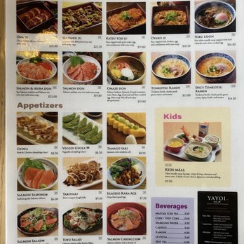 YAYOI - Menu 1/7/2023 - Japanese Near Me - Cupertino, California YAYOI - Menu 1/7/2023 - Japanese Near Me - Cupertino, California