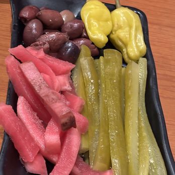 Mazaya Cafe - Mix Pickles - Mediterranean Near Me - Albuquerque, New Mexico