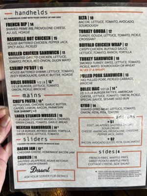 Menu photo 4 Dulce Vida Denver, CO