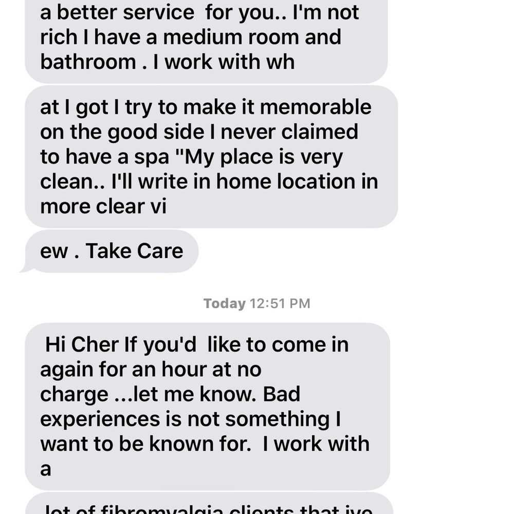 Massage Therapy LA - This is Tammy then texting me hours later after she sent that Yelp message?!!!! - Massage Therapy Near Me - Los Angeles, California