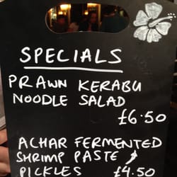Sambal Shiok - Special menu