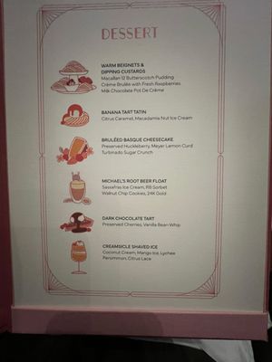 Menu photo 4 Bourbon Steak San Francisco, CA