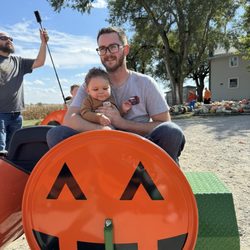 Kent's Cucurbits - My son and grandson.