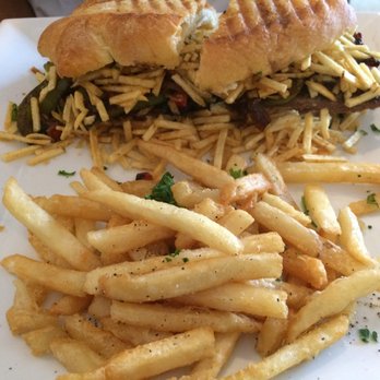 El Balcon De Las Americas-Boca Raton - The Pan con bistec sandwich. The sandwich and fries are delectable. - Latin American Near Me - Boca Raton, Florida