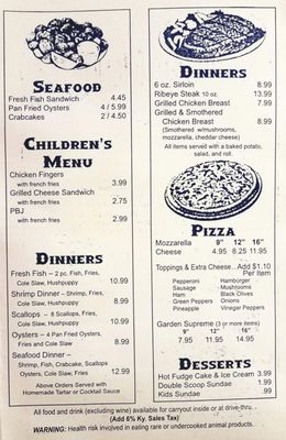 Menu photo 6 Otter Creek Tavern Vine Grove, KY