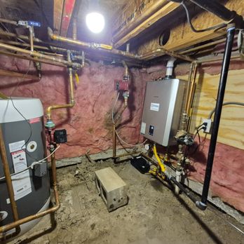 Strong Heating And Cooling - Water storage tank and thankless boiler high Efficiency install - Heating & Air Conditioning/HVAC Near Me - Colorado Springs, Colorado Strong Heating And Cooling - Water storage tank and thankless boiler high Efficiency install - Heating & Air Conditioning/HVAC Near Me - Colorado Springs, Colorado