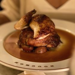 Bouchon Bistro - Poulet Rôti (Roasted Chicken) Agreed with the waiter, best Chicken in Town.