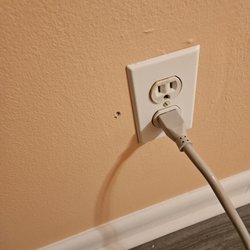 Lowe's Home Improvement - A ding, about the size of a Phillip's head screwdriver, in my wall