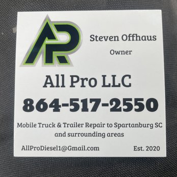 All Pro - Commercial Truck Repair Near Me - Inman, South Carolina All Pro - Commercial Truck Repair Near Me - Inman, South Carolina