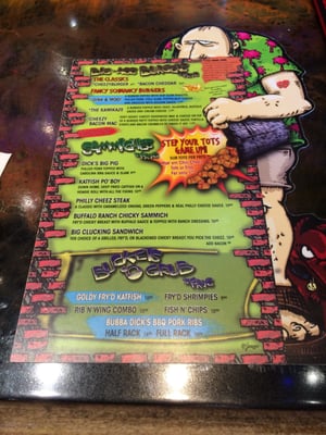 Menu photo 7 Dick's Last Resort Gatlinburg, TN