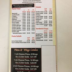 Dimitri's Pizza - Dimitris menu