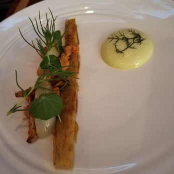 Staplehouse - Potato with mushroom and fennel, good, but not amazing, would skip. - New American Near Me - Atlanta, Georgia
