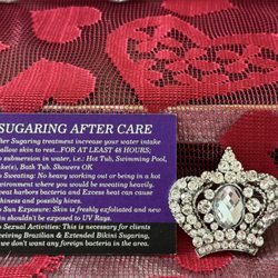 Queen B Sugaring - Sugaring After Care