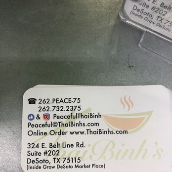 ThaiBinh’s - Suggest call in order or online for faster service. - Vietnamese Near Me - DeSoto, Texas ThaiBinh’s - Suggest call in order or online for faster service. - Vietnamese Near Me - DeSoto, Texas