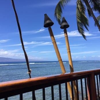 Kimo's Maui - The view. - Seafood Near Me - Lahaina, Hawaii Kimo's Maui - The view. - Seafood Near Me - Lahaina, Hawaii
