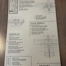 Upper 1 Lounge - Menu items