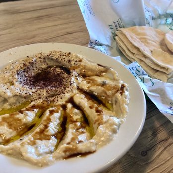 Green Corner Restaurant - Baba Ganoush & pita bread. Could be tastier. - Mediterranean Near Me - Chandler, Arizona Green Corner Restaurant - Baba Ganoush & pita bread. Could be tastier. - Mediterranean Near Me - Chandler, Arizona