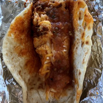 Taco Cabana - Chorizo breakfast taco. - Mexican Near Me - Ft. Worth, Texas