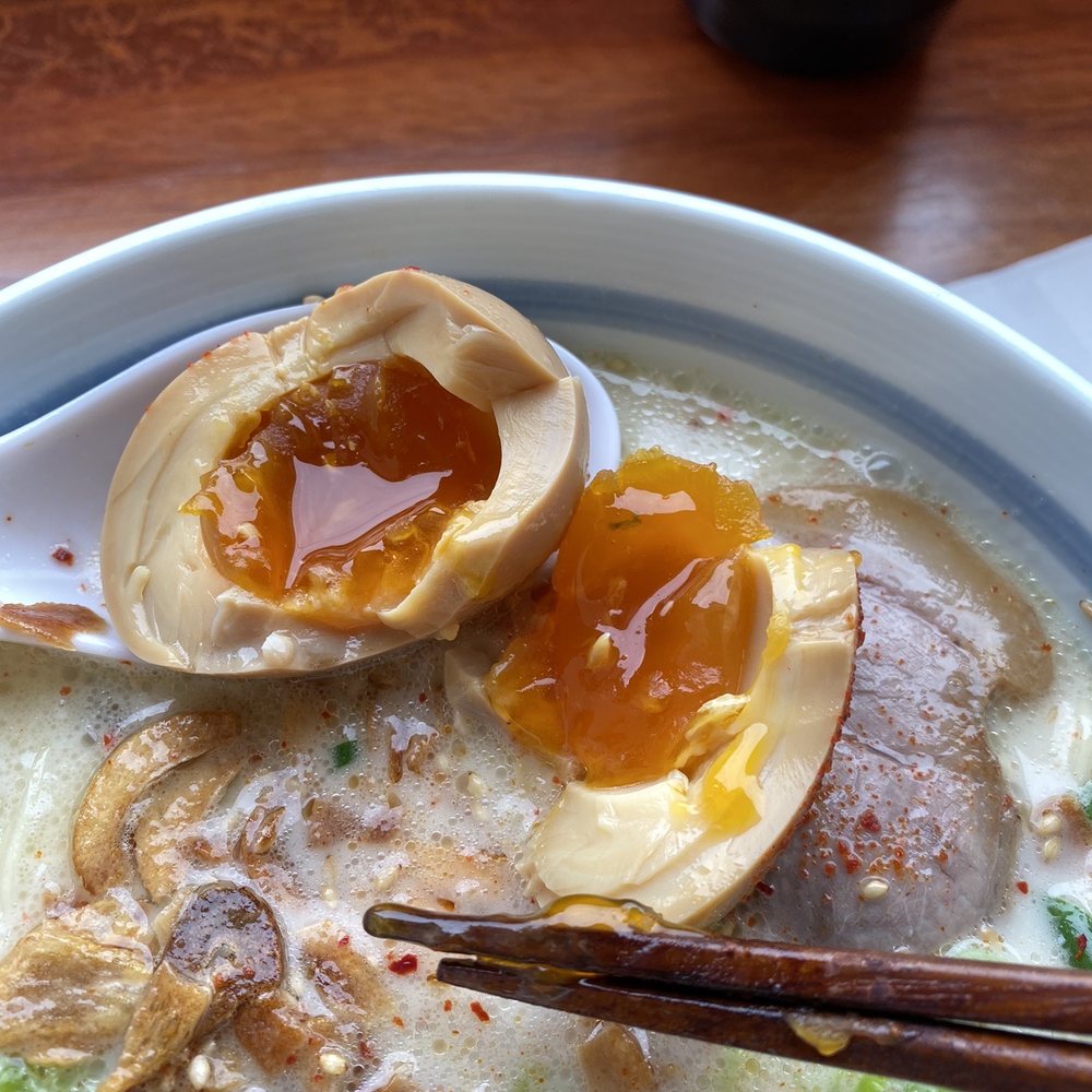 Maruhachi Ra-men - The egg is so good - Ramen Near Me - Burnaby, British Columbia