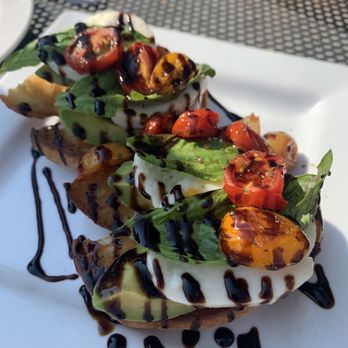 Beerhead Bar & Eatery - Caprese toast. Decent but we thought would better without cooking tomatoes. Beautiful presentation! - New American Near Me - Rochester, New York Beerhead Bar & Eatery - Caprese toast. Decent but we thought would better without cooking tomatoes. Beautiful presentation! - New American Near Me - Rochester, New York