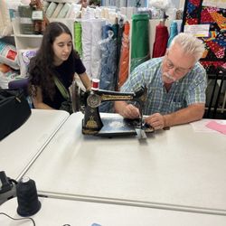 Beyond The Stitches - Gary services machine that is over 100 yo