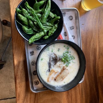 1-800-Lucky - Tonkotsu and shishito peppers - Asian Fusion Near Me - Miami, Florida