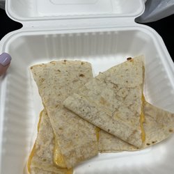 Taco Del Mar - Cheese quesadilla 8.99. No pico de gallo was provided. nothing special. great pick for kids?