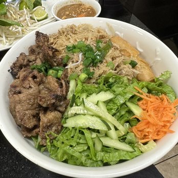 Pho 45 - Minced pork, grilled pork and egg roll vermicelli - Vietnamese Near Me - Garden Grove, California Pho 45 - Minced pork, grilled pork and egg roll vermicelli - Vietnamese Near Me - Garden Grove, California