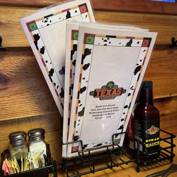 Texas Roadhouse - Is it a menu, or just a list of must haves? - Barbeque Near Me - Ashburn, Virginia