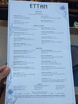 Menu photo 2 Ettan Palo Alto, CA