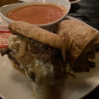 Galway Bay Irish Restaurant and Pub - Tavern Lamb Cheese Steak and Tomato Whiskey Soup - Irish Near Me - Annapolis, Maryland Galway Bay Irish Restaurant and Pub - Tavern Lamb Cheese Steak and Tomato Whiskey Soup - Irish Near Me - Annapolis, Maryland