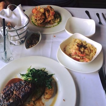 Blu Pointe - Filet.. U can see the over sear unfortuantely, lobster Newburg afar. That was excellent . - Seafood Near Me - Newburgh, New York