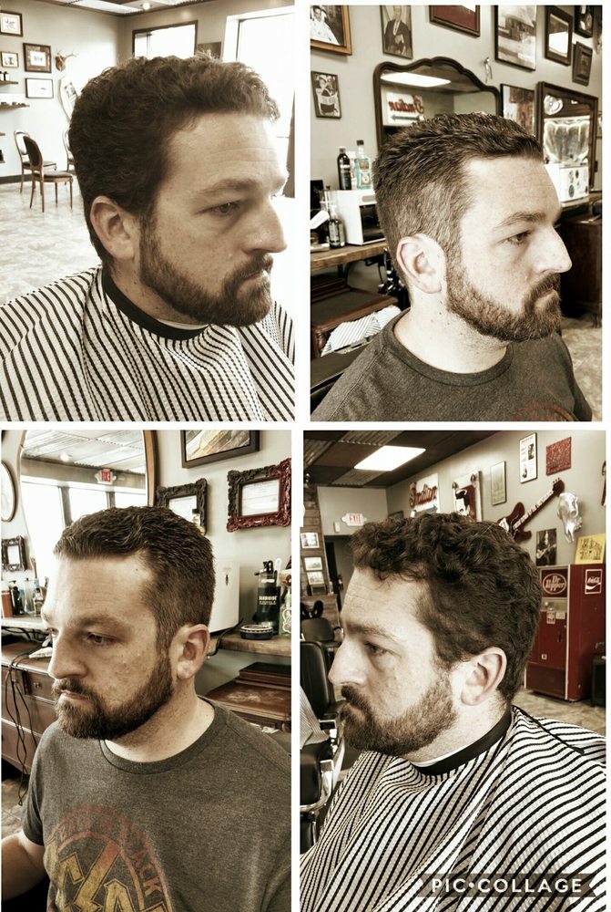 1776 men's grooming parlor Logo