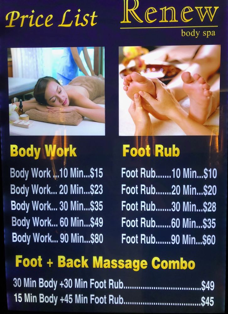 RENEW BODY SPA Updated September 2024 82 Photos & 267 Reviews 111