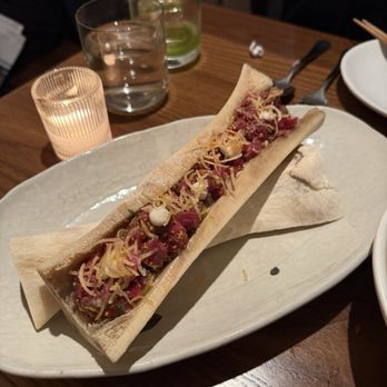 Nudibranch - Beef Tartare | IG & TikTok @territheplatypus.eatz - Spanish Near Me - New York, New York