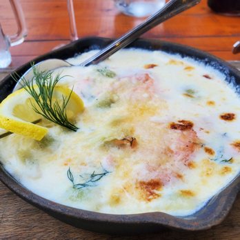 Tapas & Beers - Cheese ravioli and smoked salmon pasta. - French Near Me - San Diego, California Tapas & Beers - Cheese ravioli and smoked salmon pasta. - French Near Me - San Diego, California