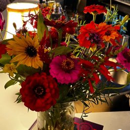 Lots of great small touches. I'm a sucker for fresh flowers! Lots of great small touches. I'm a sucker for fresh flowers!