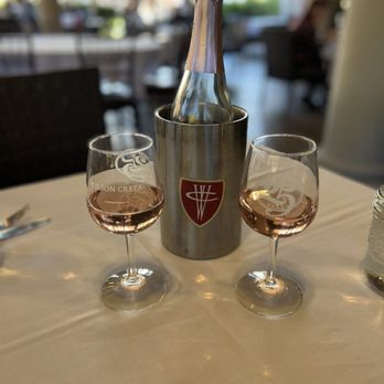Creekside Grille Restaurant - Wilson Creek sparkling rose. - New American Near Me - Temecula, California