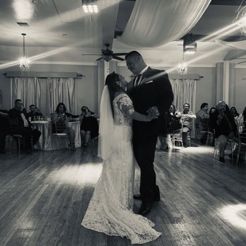 Atlantis Banquet Hall - First dance. Wood rustic floors and drapes on ceilings - Venues & Event Spaces Near Me - Los Angeles, California Atlantis Banquet Hall - First dance. Wood rustic floors and drapes on ceilings - Venues & Event Spaces Near Me - Los Angeles, California