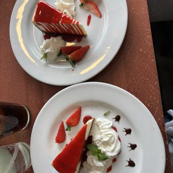 Rockfish Harbor Grill - Strawberry cheesecake- delicious - Seafood Near Me - Monterey, California Rockfish Harbor Grill - Strawberry cheesecake- delicious - Seafood Near Me - Monterey, California