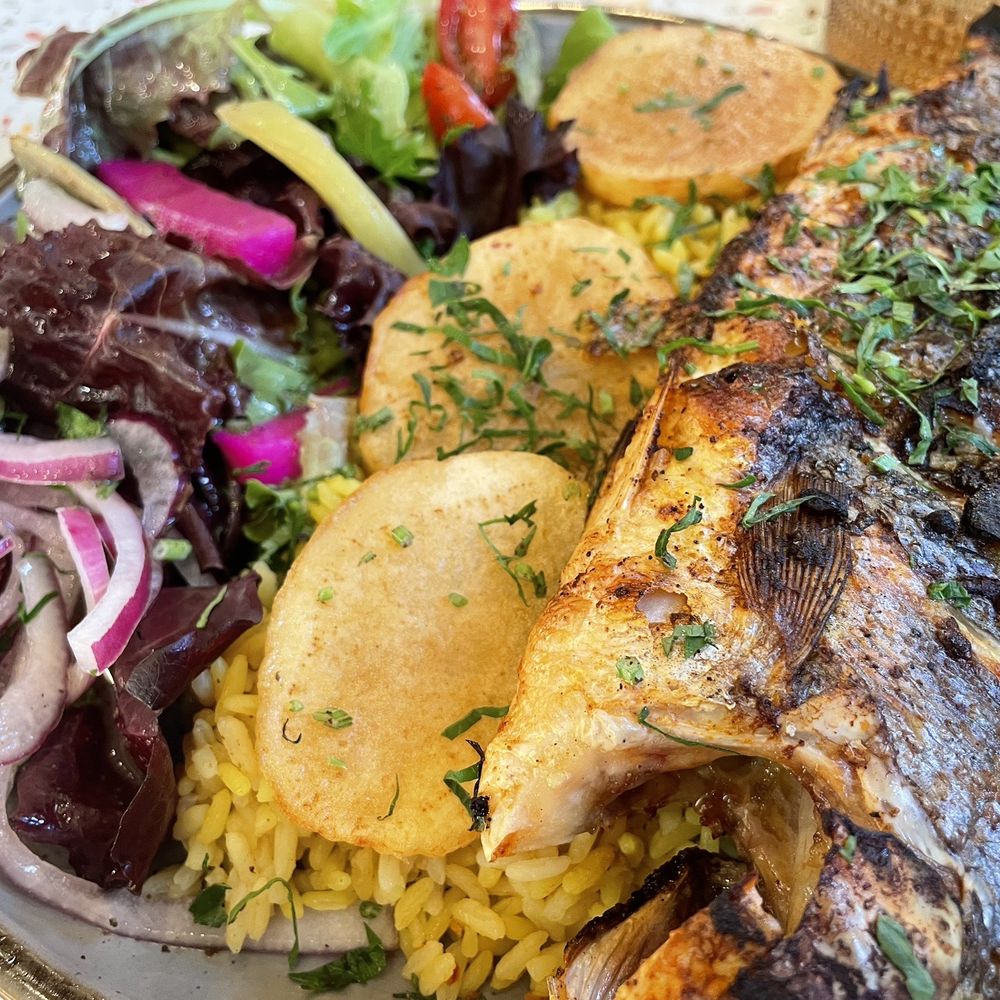 Ayat - Whole Branzino - Middle Eastern Near Me - New York, New York Ayat - Whole Branzino - Middle Eastern Near Me - New York, New York