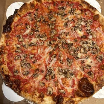 Antonia’s Pizzeria - Mushroom and onion with extra sauce - Pizza Near Me - Kennett Square, Pennsylvania Antonia’s Pizzeria - Mushroom and onion with extra sauce - Pizza Near Me - Kennett Square, Pennsylvania