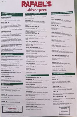 Menu photo 2 Rafael's Kitchen Santa Ana, CA