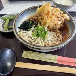 Cold udon with kakiage. The best!!!