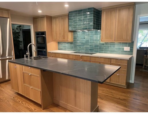 Kitchen remodel - This remodel was done on an old kitchen that was in bad shape. The rest of the house had been updated, so the kitchen stuck out like a sore thumb. We gutted it and put in new cabinets and appliances to match the overall tone of the house and even added in a custom backsplash to give it some character. Kitchen remodel - This remodel was done on an old kitchen that was in bad shape. The rest of the house had been updated, so the kitchen stuck out like a sore thumb. We gutted it and put in new cabinets and appliances to match the overall tone of the house and even added in a custom backsplash to give it some character.