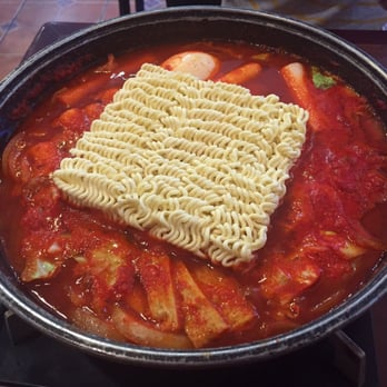 Kami Korean Kitchen - Tteokbokki prior to cooking - Korean Near Me - Santa Clara, California Kami Korean Kitchen - Tteokbokki prior to cooking - Korean Near Me - Santa Clara, California