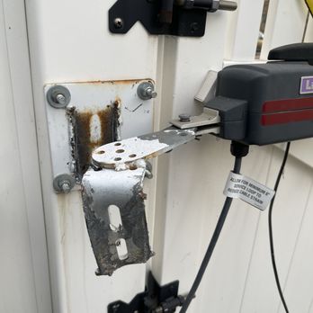 AM PM Local Gate Services  - Before: broken welding - Fences & Gates Near Me