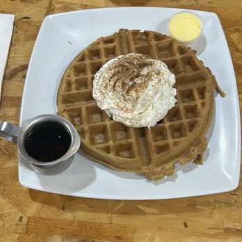 Corona Airport Cafe - Pumpkin Waffles - American Near Me - Corona, California