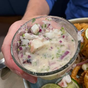 Inka Peruvian Grill - Leche de tigre ceviche - Peruvian Near Me - Charlottesville, Virginia