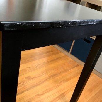 Affordable Moving - Our scratched dining table - Movers Near Me - Sioux Falls, South Dakota Affordable Moving - Our scratched dining table - Movers Near Me - Sioux Falls, South Dakota